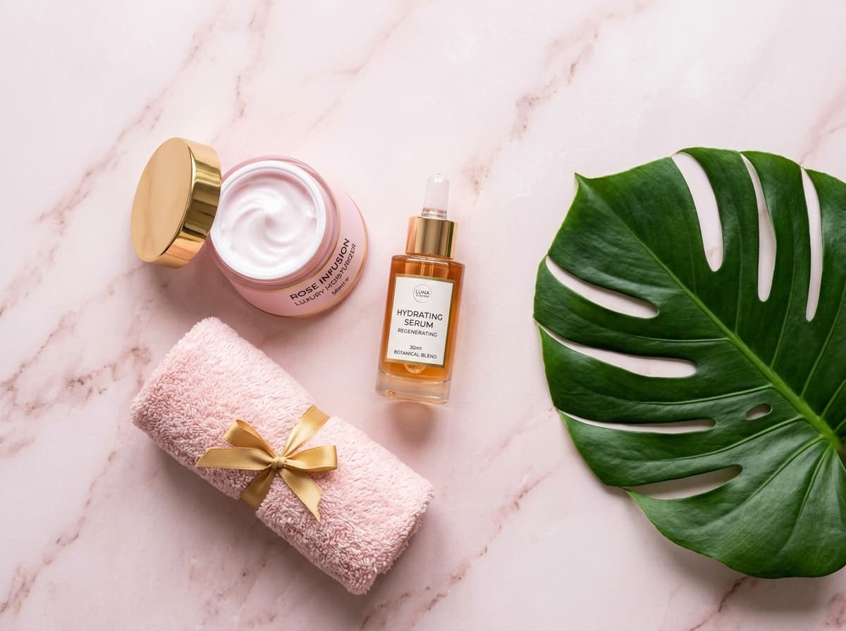 Start Shopping - Olysoo Skincare Flatlay